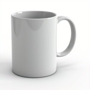 Coated White Ceramic Mug – Custom Print