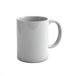Coated White Ceramic Mug – Custom Printed