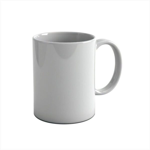 Coated White Ceramic Mug – Custom Printed