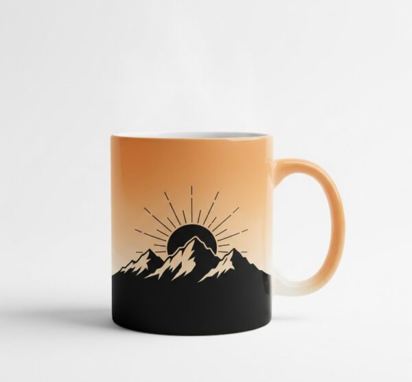 Custom Magic Heat-Changing Mug Personalized Gift Custom Magic Heat-Changing Mug Personalized Color Changing Printing