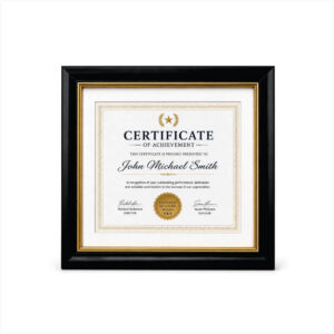 Award Certificate & Document Frame in Nigeria