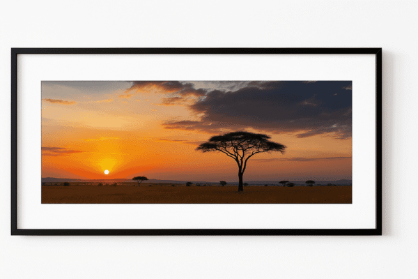 Framed Panoramic Photo Prints Framed Panoramic Photo Prints — 12×36 Black Frame