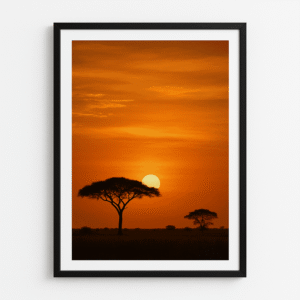 Framed Poster Prints — 24×36 Wall Art (Black Frame)