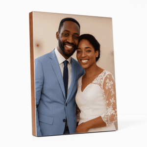 Anti-Glare Float-Mount Wooden Wall Art