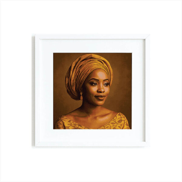 Square-Photo-Frame-Mat Square Mat Photo Frame Print in Nigeria Mat Frame— 12″×12″ in 16″×16″ Frame (White)