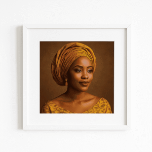 Square Photo Print + Mat — 12″×12″ in 16″×16″ Frame (White)