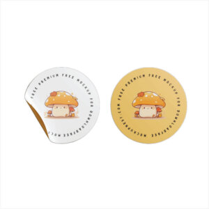 Custom Round Stickers Printing in Nigeria | Packaging & Logo Stickers