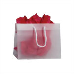Frosted Plastic Shopping Bags in Nigeria | Custom Luxury Retail Packaging