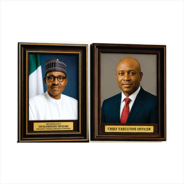 Official Portrait Frames (Executive & Government) in Nigeria | Custom Office Frames