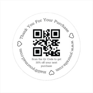 QR Code Stickers Printing in Nigeria | Custom Payment & Menu QR Stickers