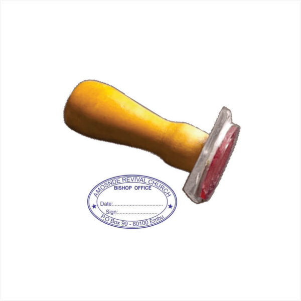 Wooden Rubber Stamp Traditional Rubber Stamp in Nigeria | Custom Wooden Handle Office Stamps