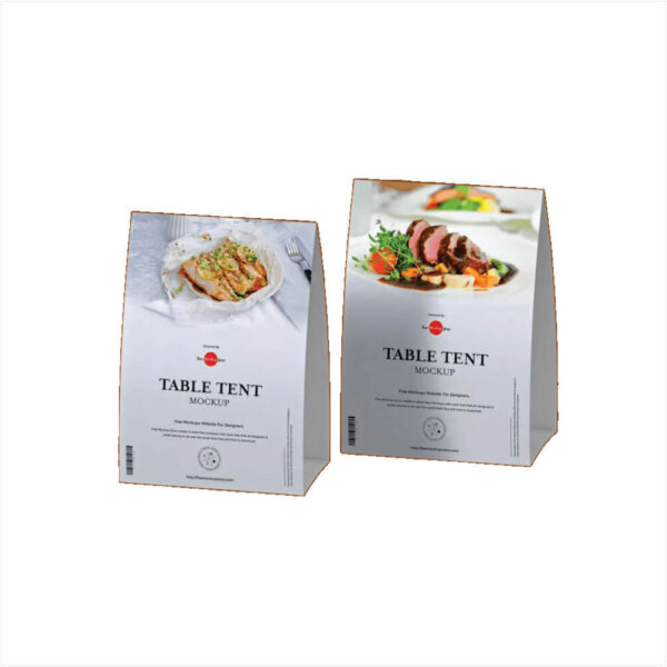 custom table tent menu Custom Table Tent Menu Printing for Restaurants & Cafés in Nigeria