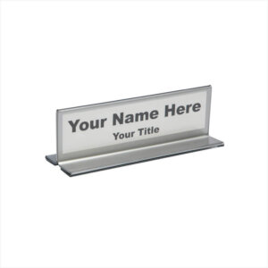 Acrylic Desk Name Plate in Nigeria | Custom Office Name Plate Printing
