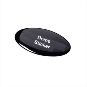 Custom Dome Sticker Printing in Nigeria | 3D Epoxy Logo Labels