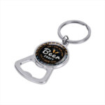 Custom Dome Metal Bottle Opener Keychain Printing in Nigeria | Altitude Chevron Dome Bottle Opener Keyholder