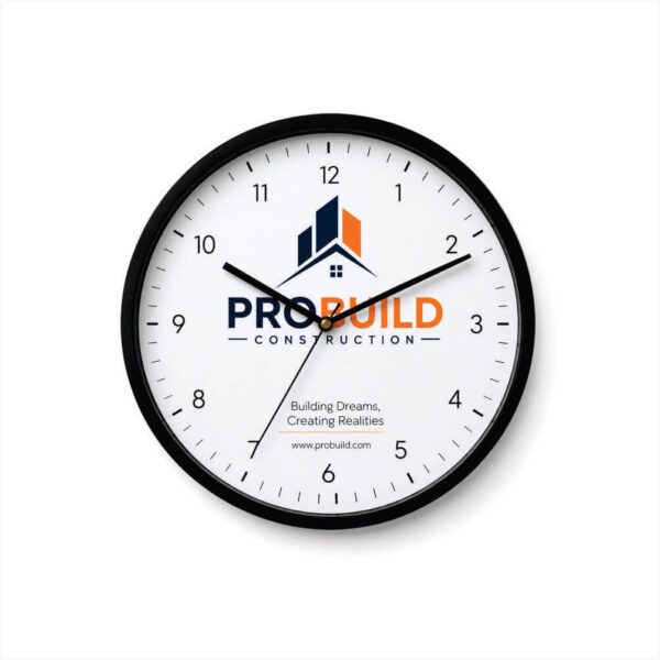 Custom Wall Clock Branding in Nigeria | Promotional & Corporate Logo Wall Clocks