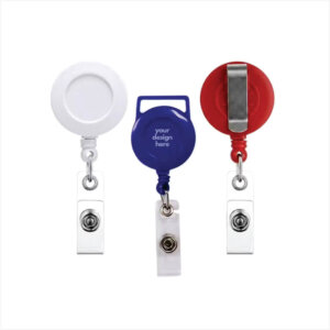 Retractable Badge Reel Branding in Nigeria | Custom Logo ID Badge Reels
