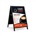 Custom A-Frame Pavement Sign | Outdoor Sidewalk Advertising Signs Nigeria