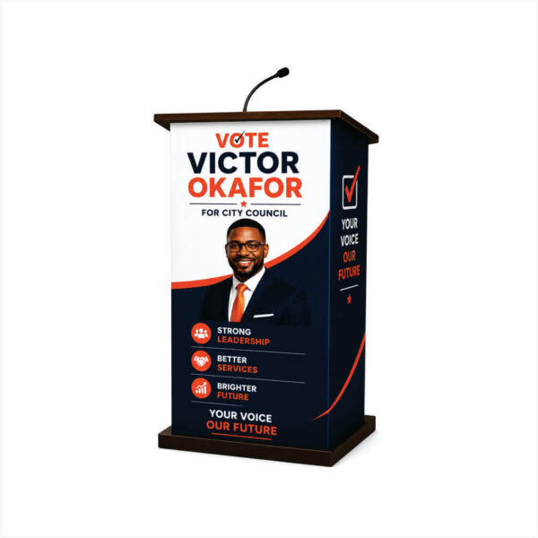 Campaign Podium Branding in Nigeria