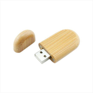 Custom Bamboo USB Drive | Eco-Friendly Branded Flash Drive Printing in Nigeria
