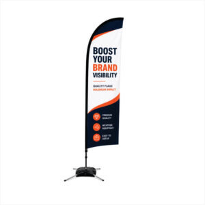 Custom Blade Flags | Outdoor Advertising Flags in Nigeria