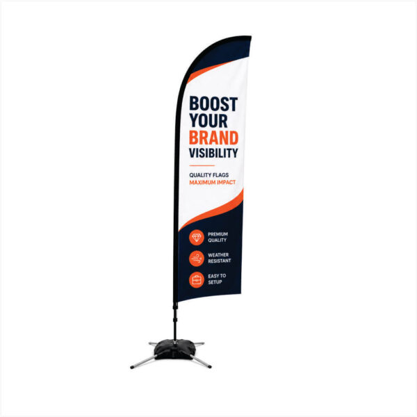 Custom Blade Flags Custom Blade Flags | Outdoor Advertising Flags in Nigeria