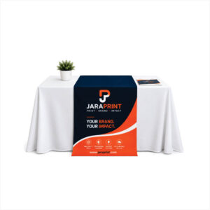 Custom Branded Table Runner | Printed Exhibition Table Runners in Nigeria