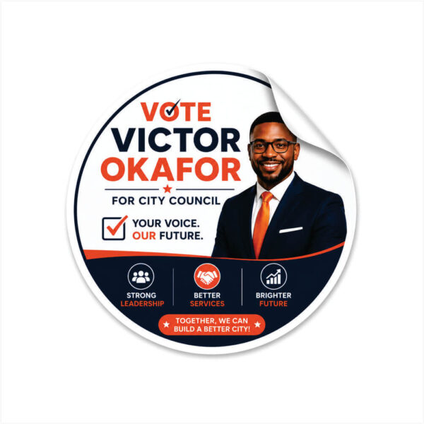Campaign Sticker Printing in Nigeria
