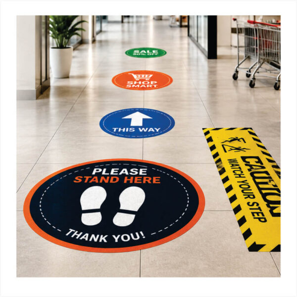 Custom Floor Stickers | Floor Decals & Floor Graphics Printing in Nigeria