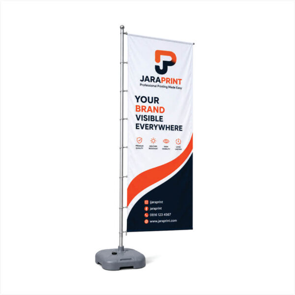 Custom Giant Pole Flag Custom Giant Pole Flags | Outdoor Advertising & Promotional Flags in Nigeria