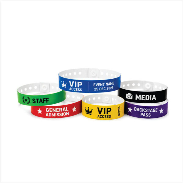 Custom Plastic Event Wristbands