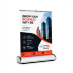 Custom Tabletop Roll-Up Banner | Mini Retractable Banner Printing in Nigeria