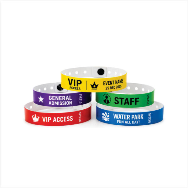 Custom Vinyl Event Wristbands Custom Vinyl Event Wristbands | Printed Vinyl Admission Wristbands in Nigeria