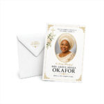 Funeral Invitation Cards Printing | Custom Memorial Invitations Nigeria
