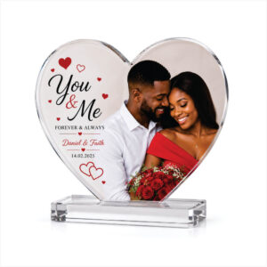 Heart Acrylic Photo Plaques | Personalized Acrylic Heart Photo Gifts Nigeria