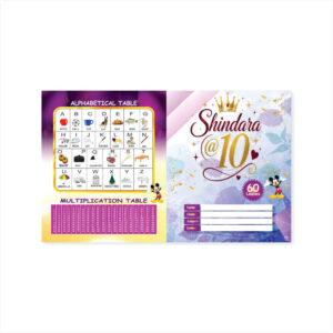 Personalized Birthday Exercise Books | Custom Birthday Party Souvenir Books in Nigeria