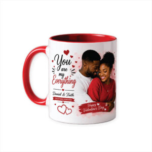 Personalized Valentine Mug | Custom Photo Mugs for Couples in Nigeria