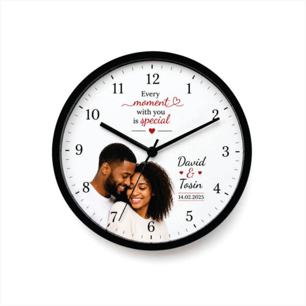 Personalized Wall Clock | Custom Photo & Logo Wall Clocks in Nigeria