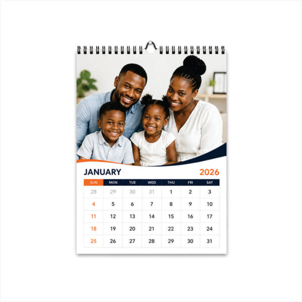 Custom Photo Wall Calendar Printing in Nigeria | Personalized Wall Calendars