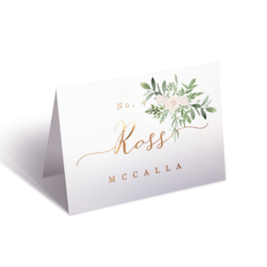 Personalized Place Cards | Custom Wedding & Event Name Cards Printing in Nigeria