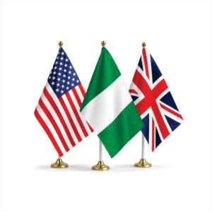 Custom Tabletop Country Flags | Premium Desk Flags Nigeria
