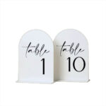 Wedding Table Numbers | Custom Wedding Table Number Printing in Nigeria