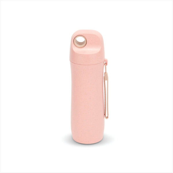 Wheat Straw Water Bottle Pink Wheat Straw Water Bottle | Eco-Friendly Custom Water Bottles in Nigeria