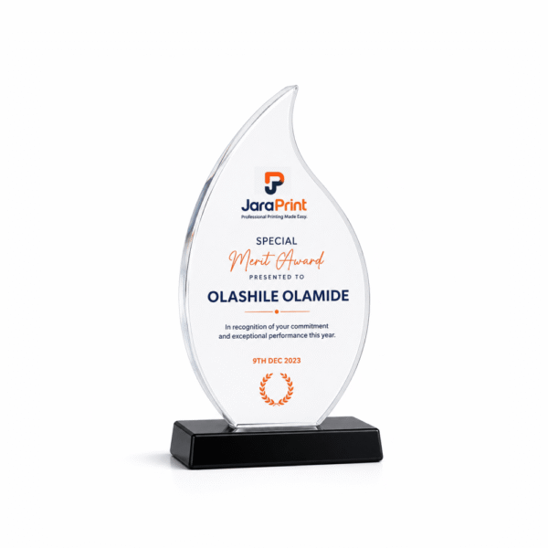 Acrylic Flame Award Acrylic Flame Award | Custom Achievement & Recognition Awards