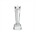 Personalized Crystal Star Award in Nigeria | Custom Recognition Award