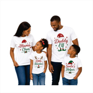 Family Christmas T-Shirts in Nigeria | Matching Personalized Holiday Shirts