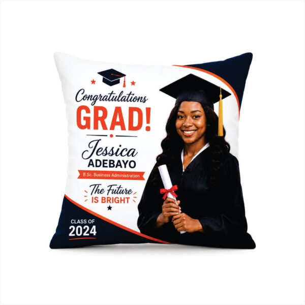 Personalized Graduation Pillow Personalized Graduation Pillow in Nigeria | Custom Photo Graduation Gift