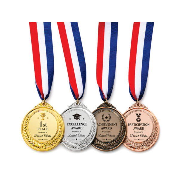 Personalized Medal with Ribbon | Custom Medals