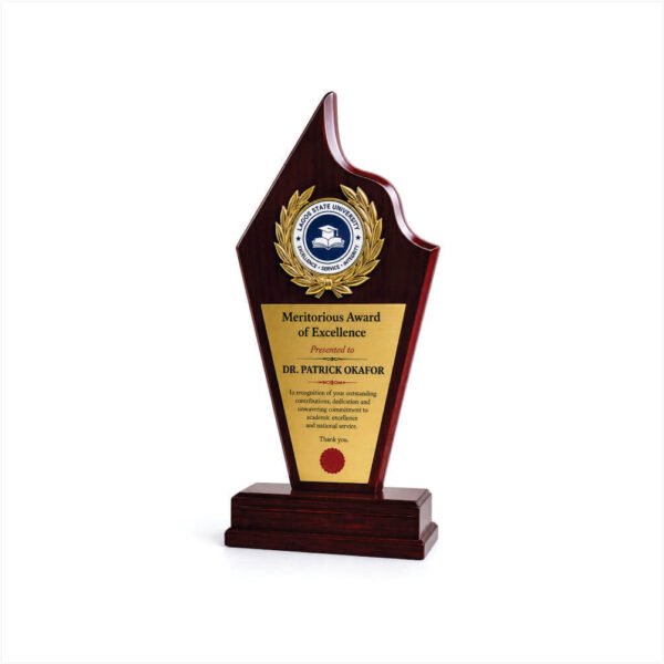 Wooden Recognition Plaque Wooden Recognition Plaque | Custom Awards in Nigeria