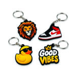 Custom 3D PVC Keychains & Silicone Keyholders